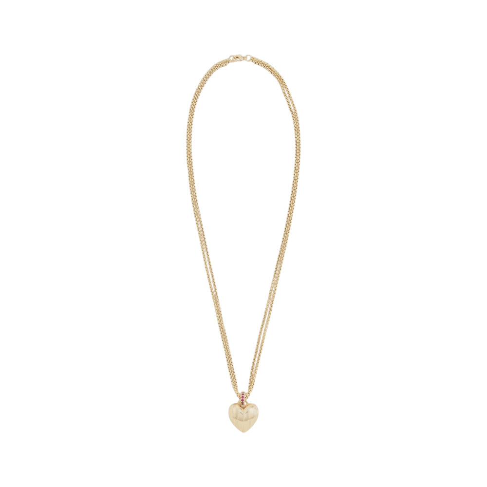 ROXANNE ASSOULIN The Textured Heart Necklace